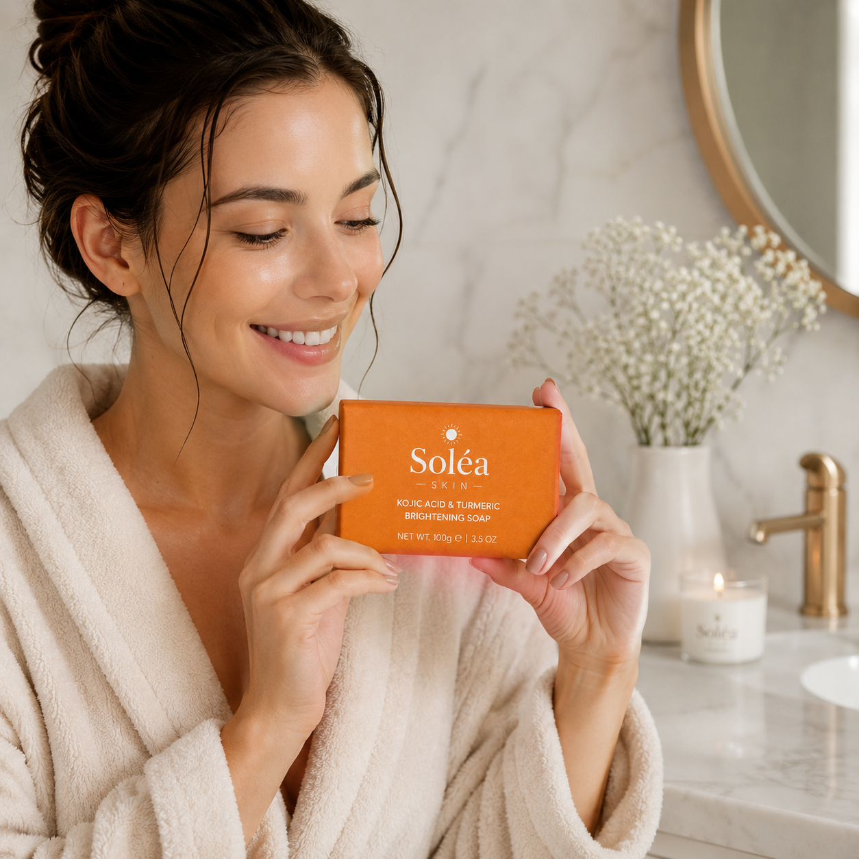 Kojic Acid & Turmeric Brightening Soap
